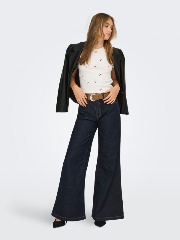 T-shirt manica corta Only - ciliegia