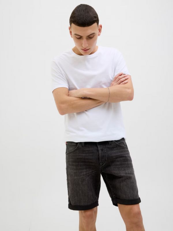Bermuda jeans Jack & Jones - black