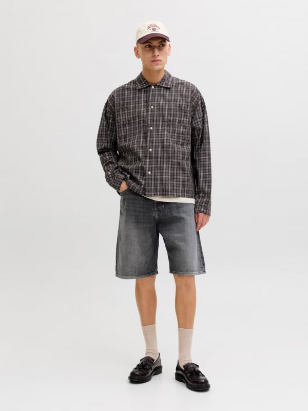 Bermuda jeans Jack & Jones - black
