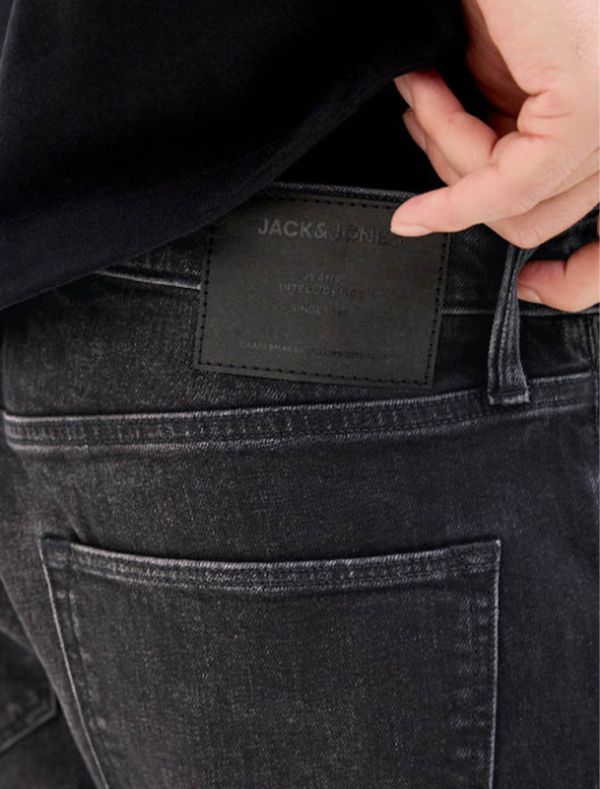 Bermuda jeans Jack & Jones - black denim