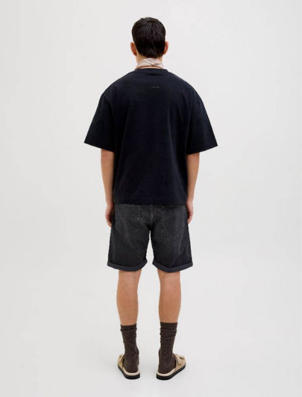 Bermuda jeans Jack & Jones - black denim