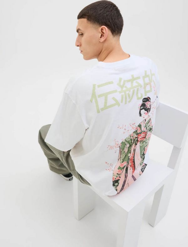 T-shirt manica corta Jack & Jones - bright white