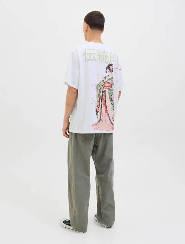 T-shirt manica corta Jack & Jones - bright white