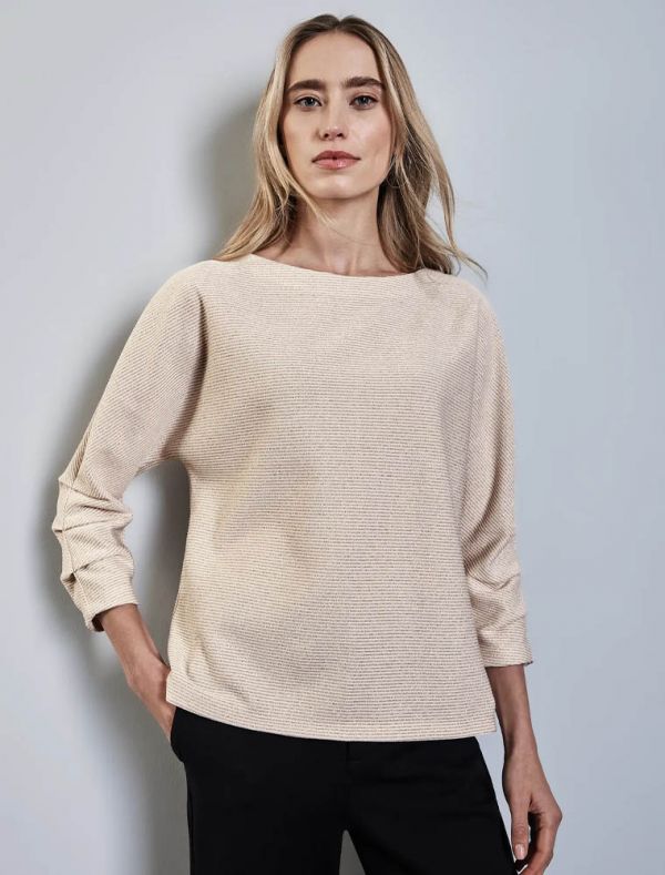 Maglia in felpa Street One - bianco