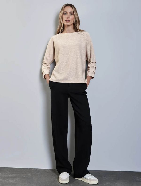 Maglia in felpa Street One - bianco