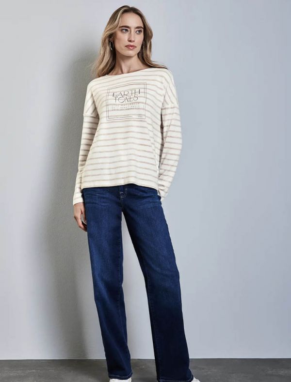 Maglia manica lunga Street One - beige