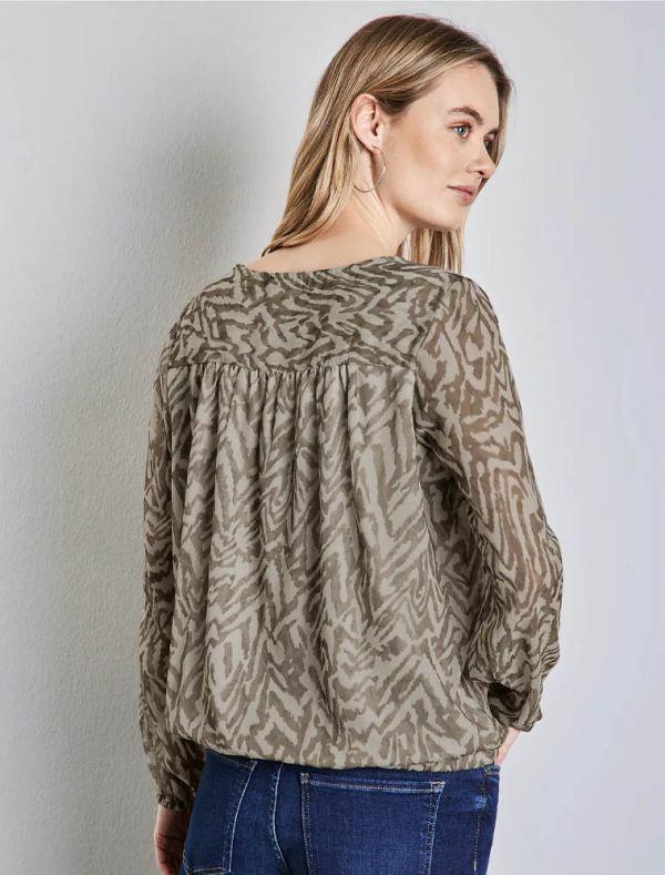 Camicia manica lunga Street One - miele
