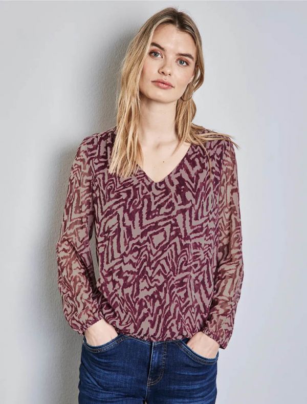 Camicia manica lunga Street One - mora