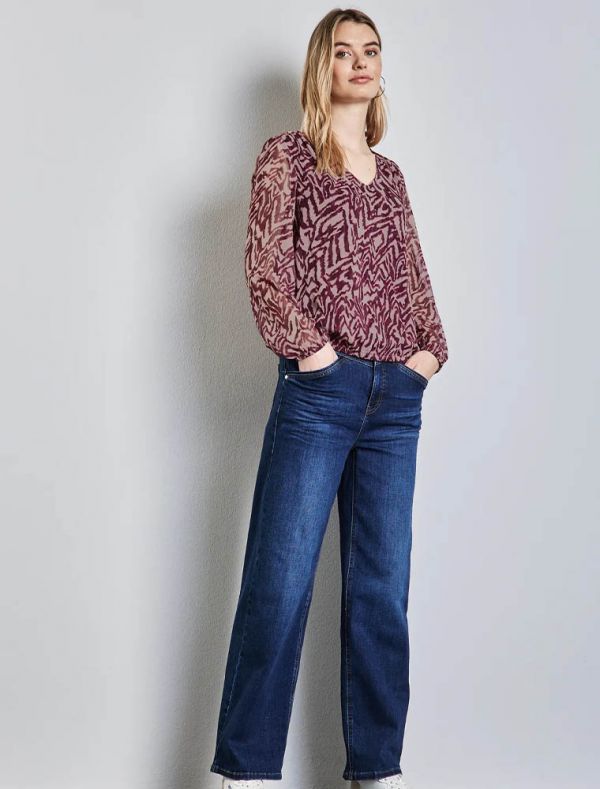 Camicia manica lunga Street One - mora