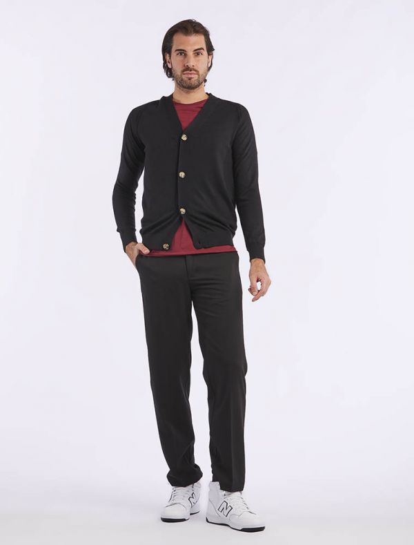 Cardigan Over-d - nero