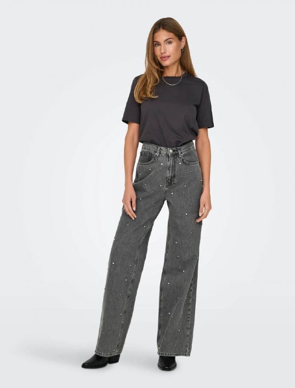 Pantalone jeans Only - medium grey melange