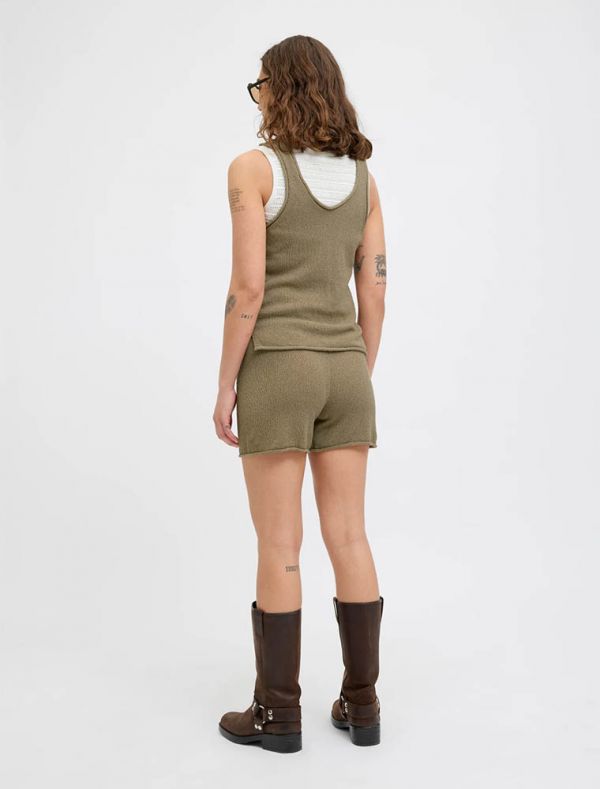 Pantalone corto Jjxx - beige