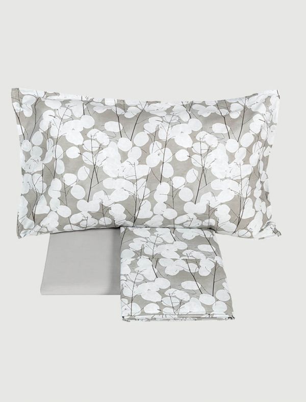 Completo lenzuola 2 piazze Fazzini - grigio