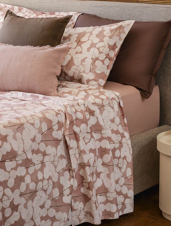 Completo lenzuola 2 piazze Fazzini - rosa