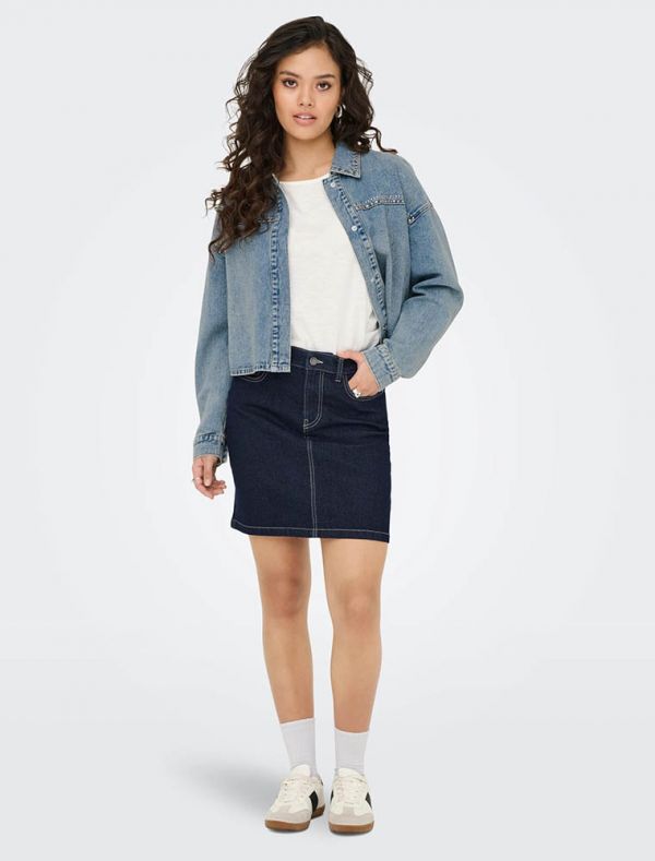 Giubbino in jeans Jdy - light blue denim