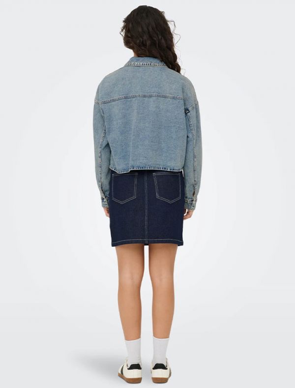 Giubbino in jeans Jdy - light blue denim
