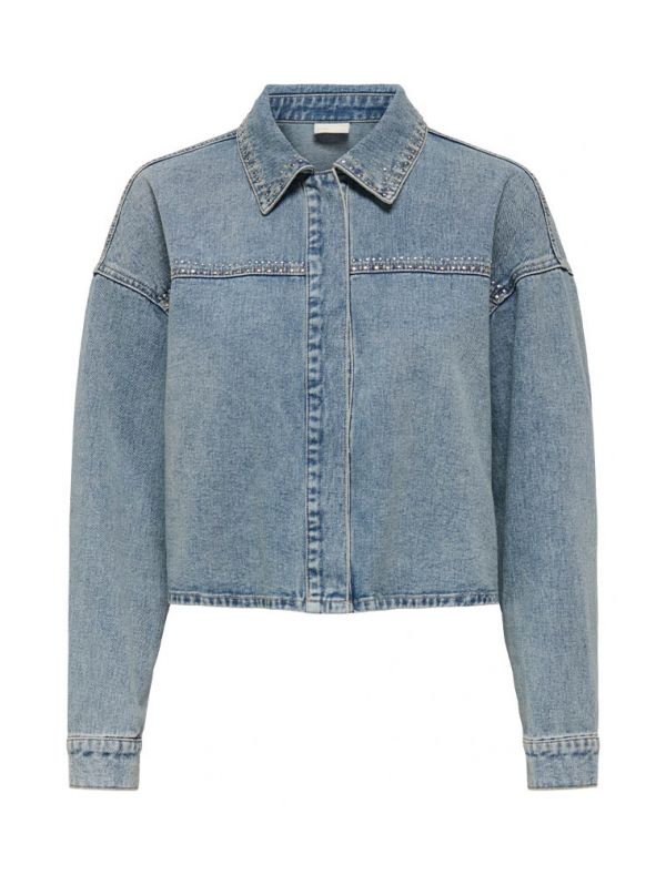 Giubbino in jeans Jdy - light blue denim