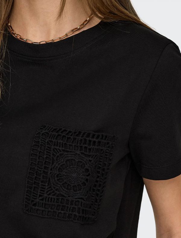 T-shirt manica corta Jdy - black