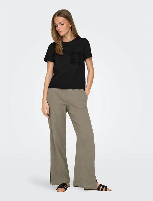 T-shirt manica corta Jdy - black
