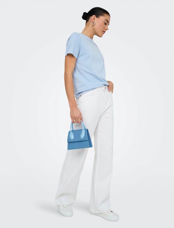 T-shirt manica corta Jdy - chambray