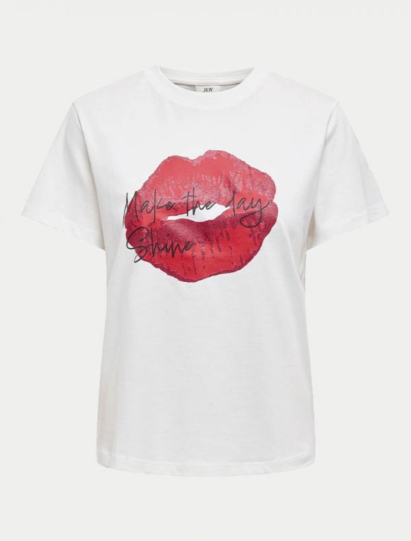 T-shirt manica corta Jdy - cloud dancer