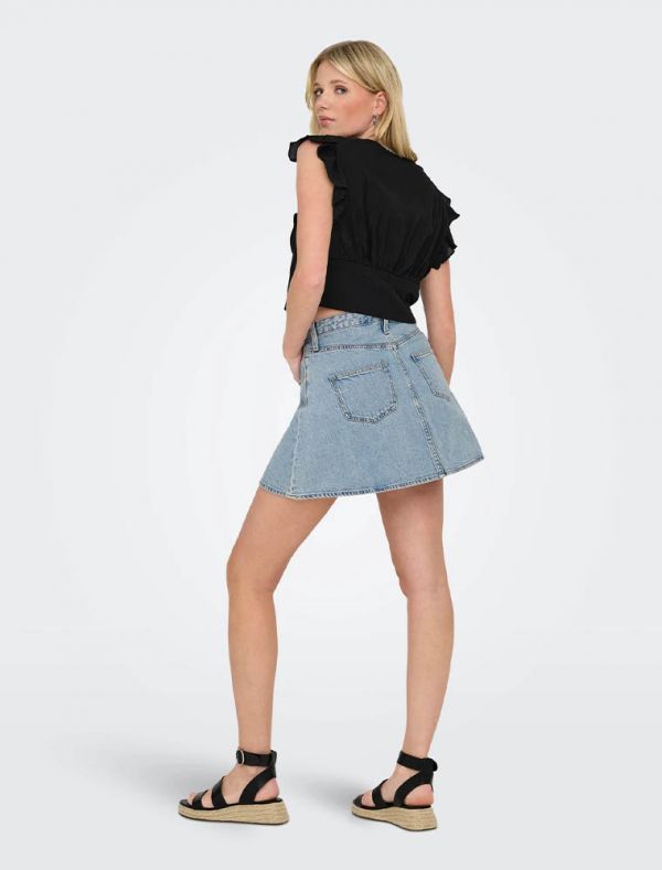 Gonna in jeans Only - light blue denim