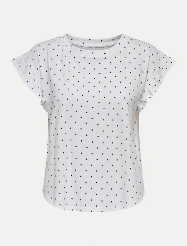 T-shirt manica corta Only - bianco nero