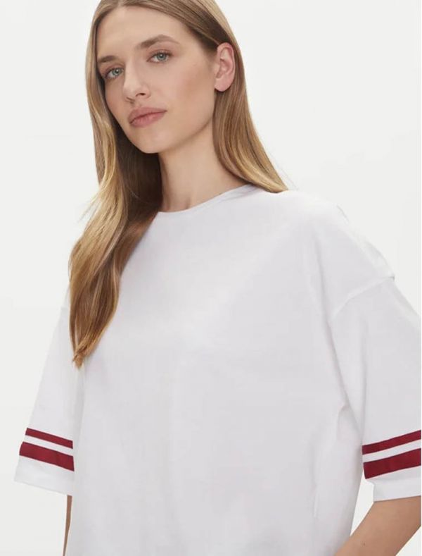 T-shirt manica corta Only - bianco viola