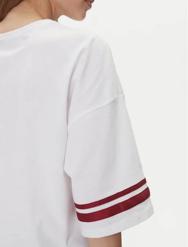 T-shirt manica corta Only - bianco viola