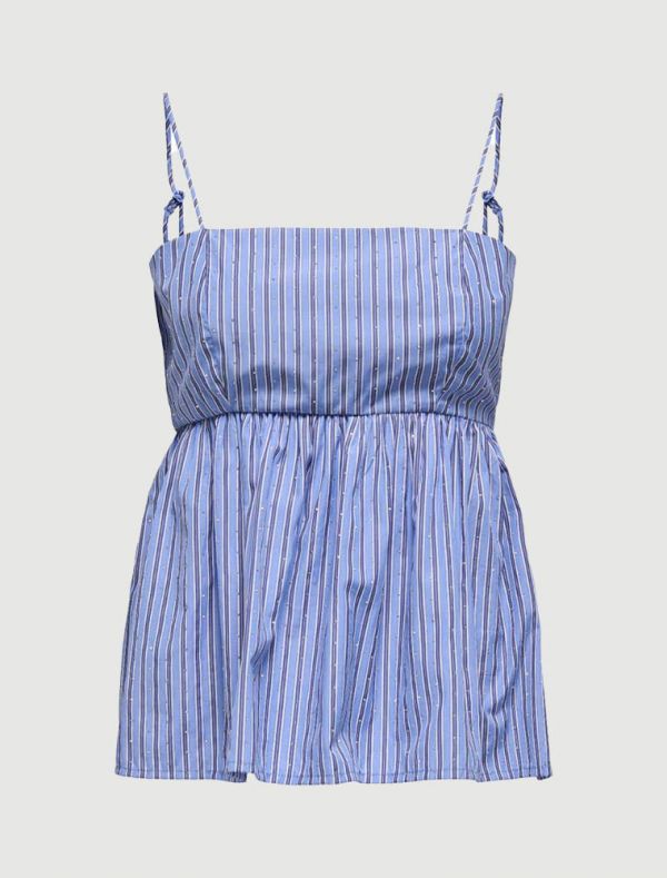 Top Only - azzurro