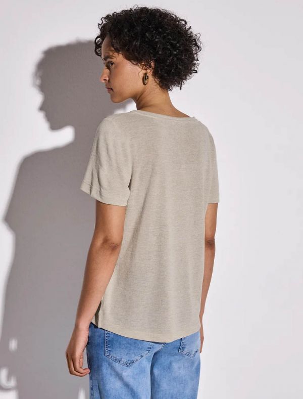 T-shirt manica corta Street One - beige