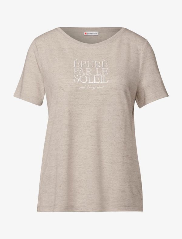 T-shirt manica corta Street One - beige
