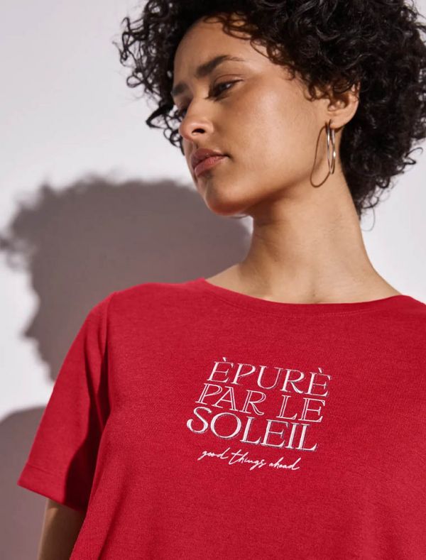 T-shirt manica corta Street One - rosso