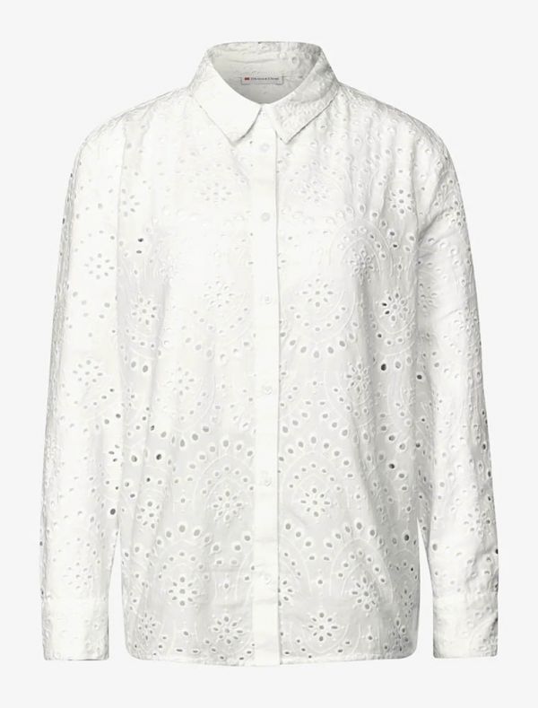 Camicia manica lunga Street One - bianco