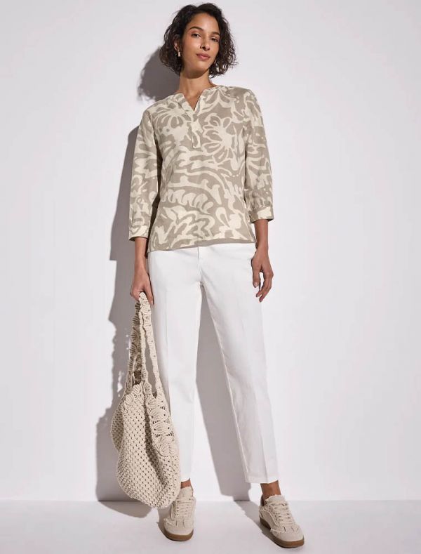 Camicia manica lunga Street One - sabbia