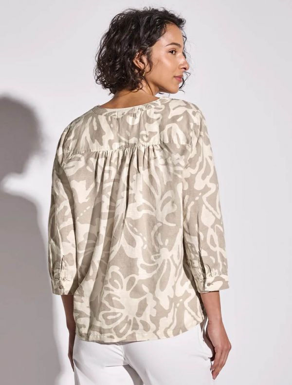 Camicia manica lunga Street One - sabbia