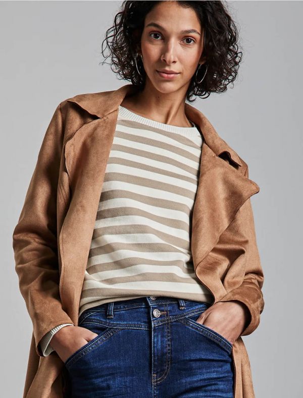 Maglia in felpa Street One - tabacco