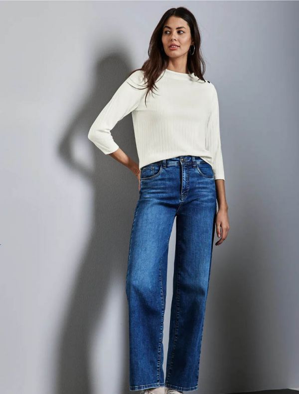 Maglia manica lunga Street One - bianco