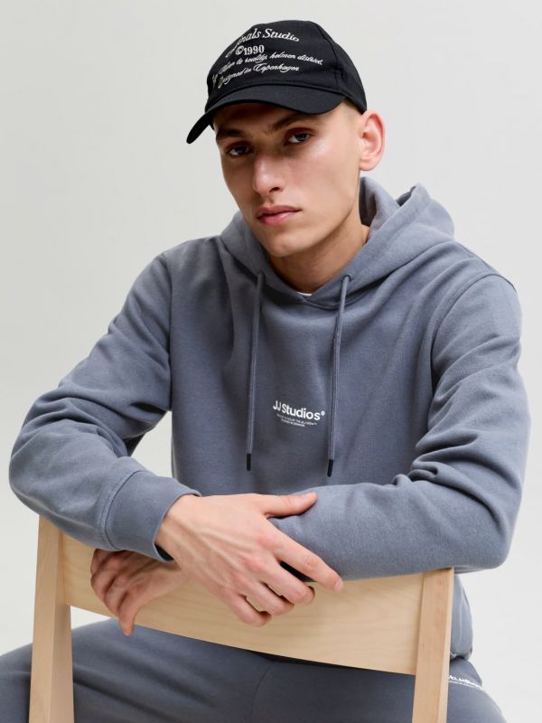 Maglia in felpa cappuccio Jack & Jones - blu grigio
