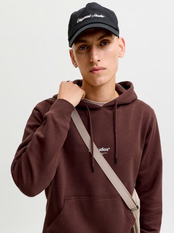 Maglia in felpa cappuccio Jack & Jones - mattone