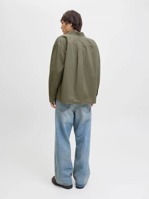 Camicia manica lunga casual Jack & Jones - olive