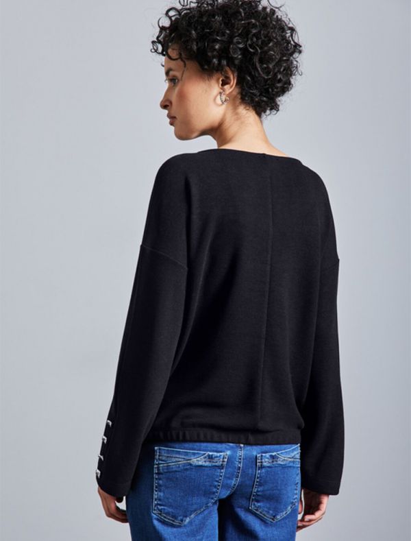 Maglia manica lunga Street One - deep blue