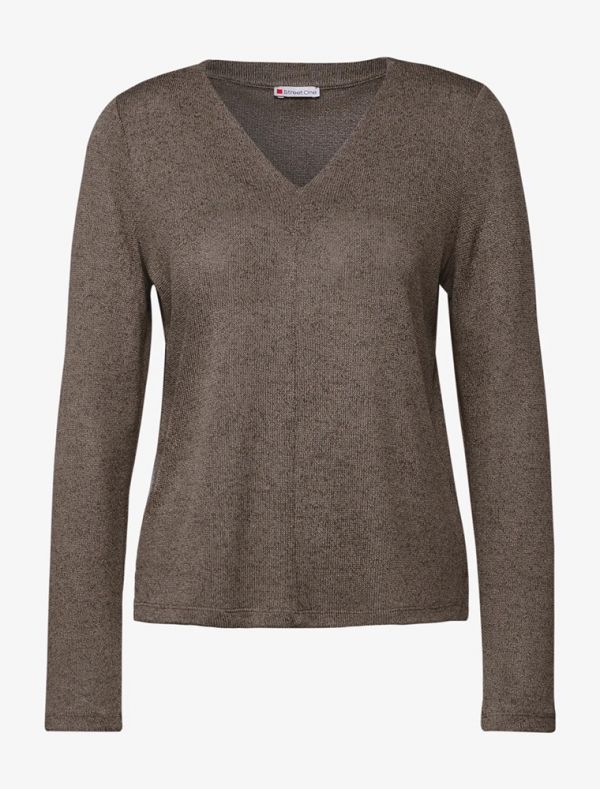 Maglia manica lunga Street One - moro