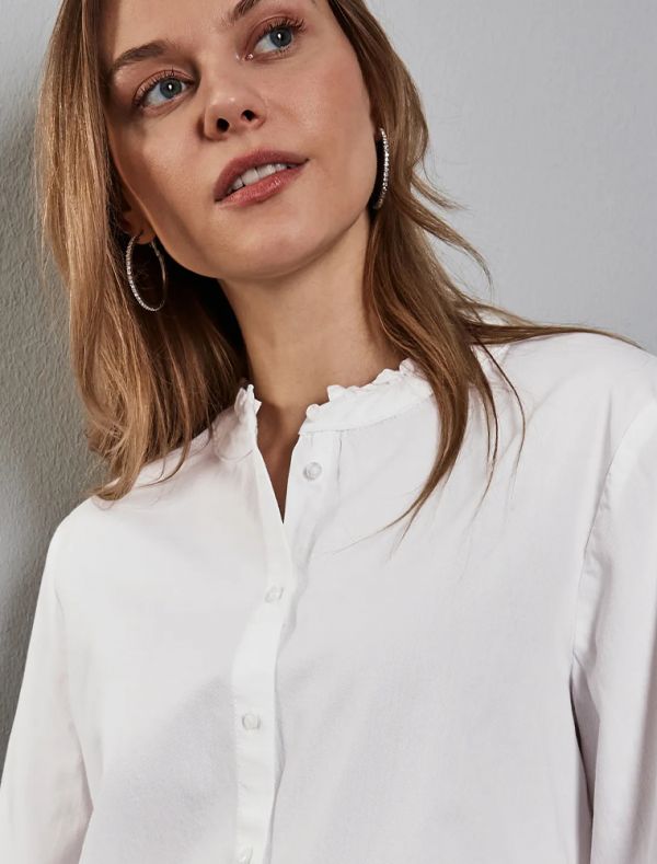 Camicia jeans Street One - bianco