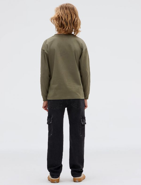 Pantalone jeans Calvin Klein - dark grey