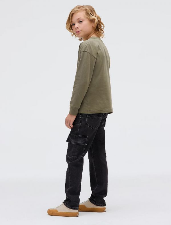 Pantalone jeans Calvin Klein - dark grey