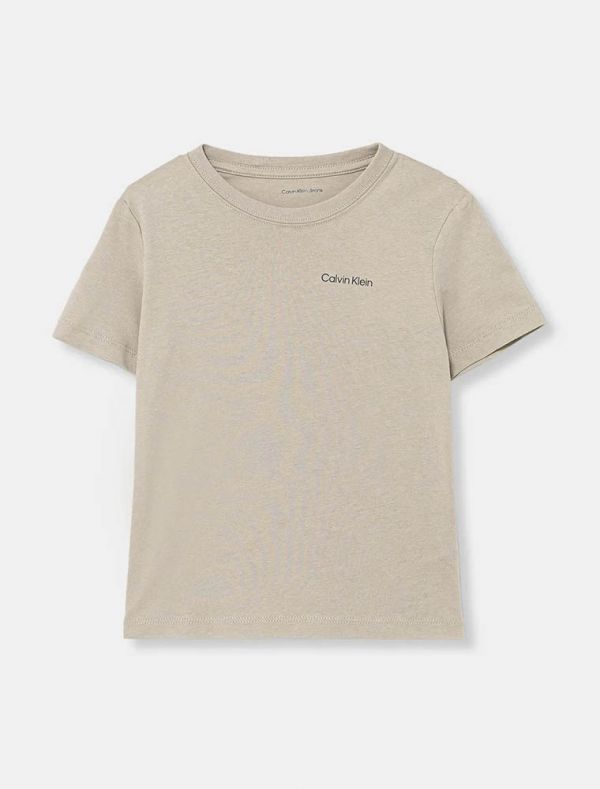 T-shirt manica corta Calvin Klein - sabbia