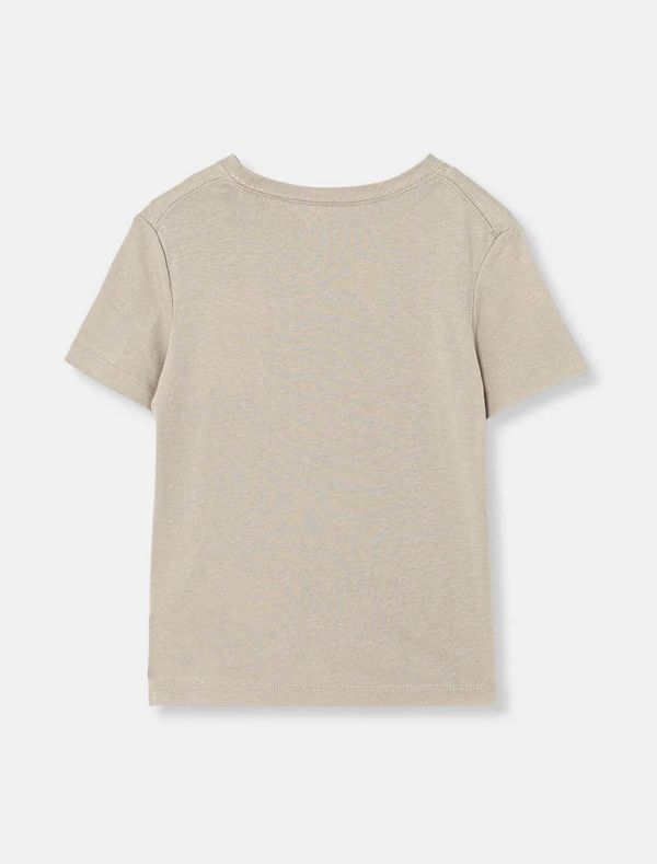 T-shirt manica corta Calvin Klein - sabbia