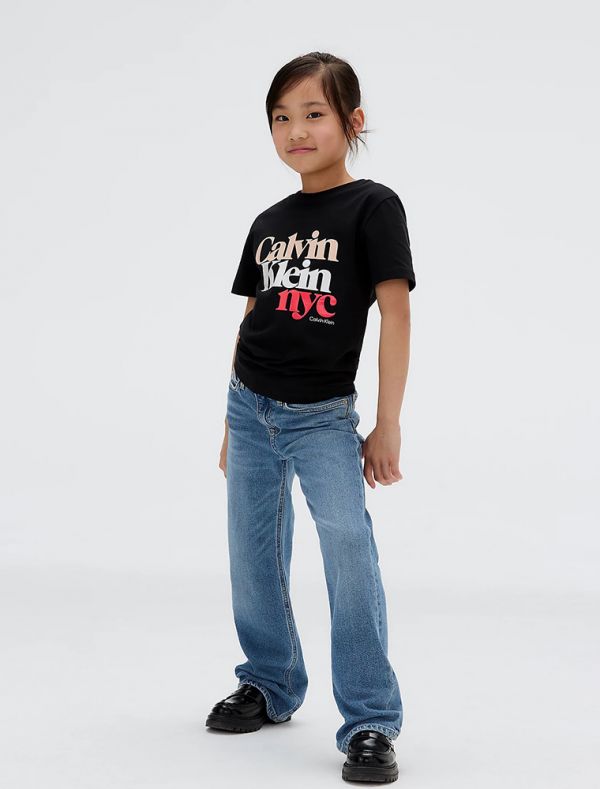 Pantalone jeans Calvin Klein - denim blu