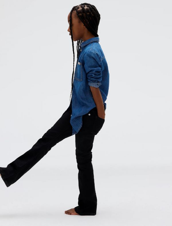 Pantalone jeans Calvin Klein - black denim